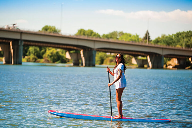 The Missouri River in Great Falls, MT